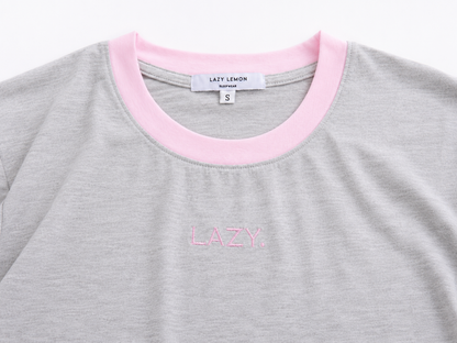 LAZY. grey