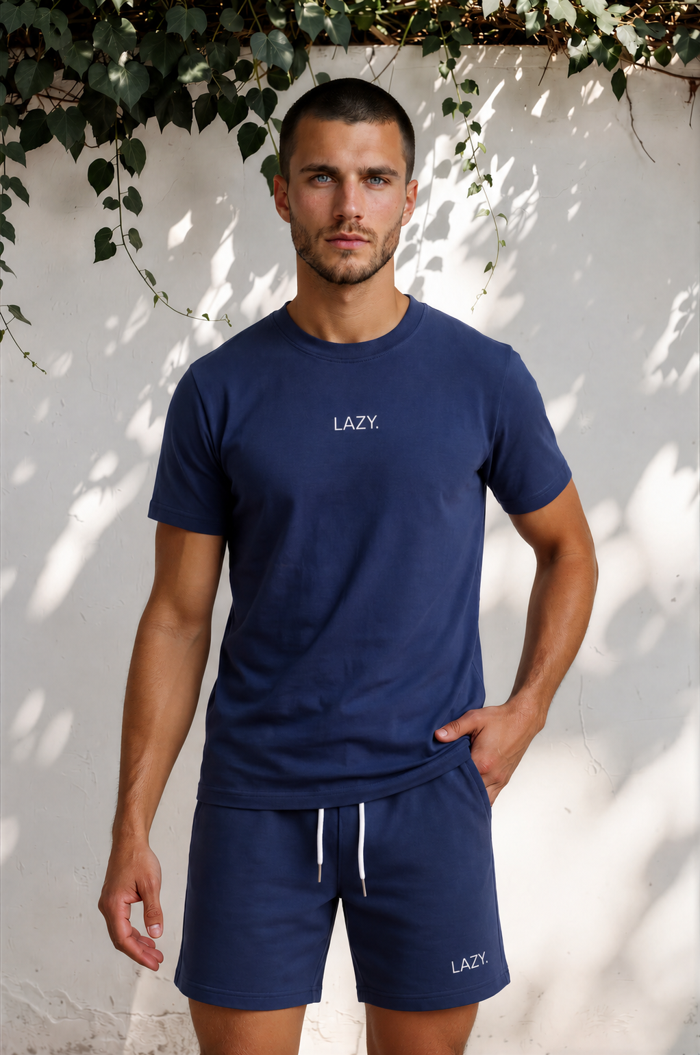 LAZY. blue