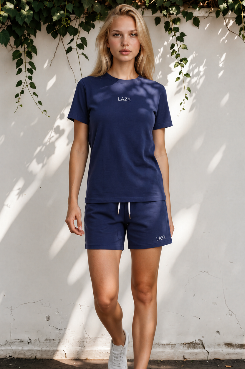 LAZY. blue