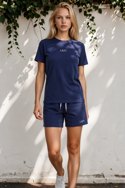 LAZY. blue