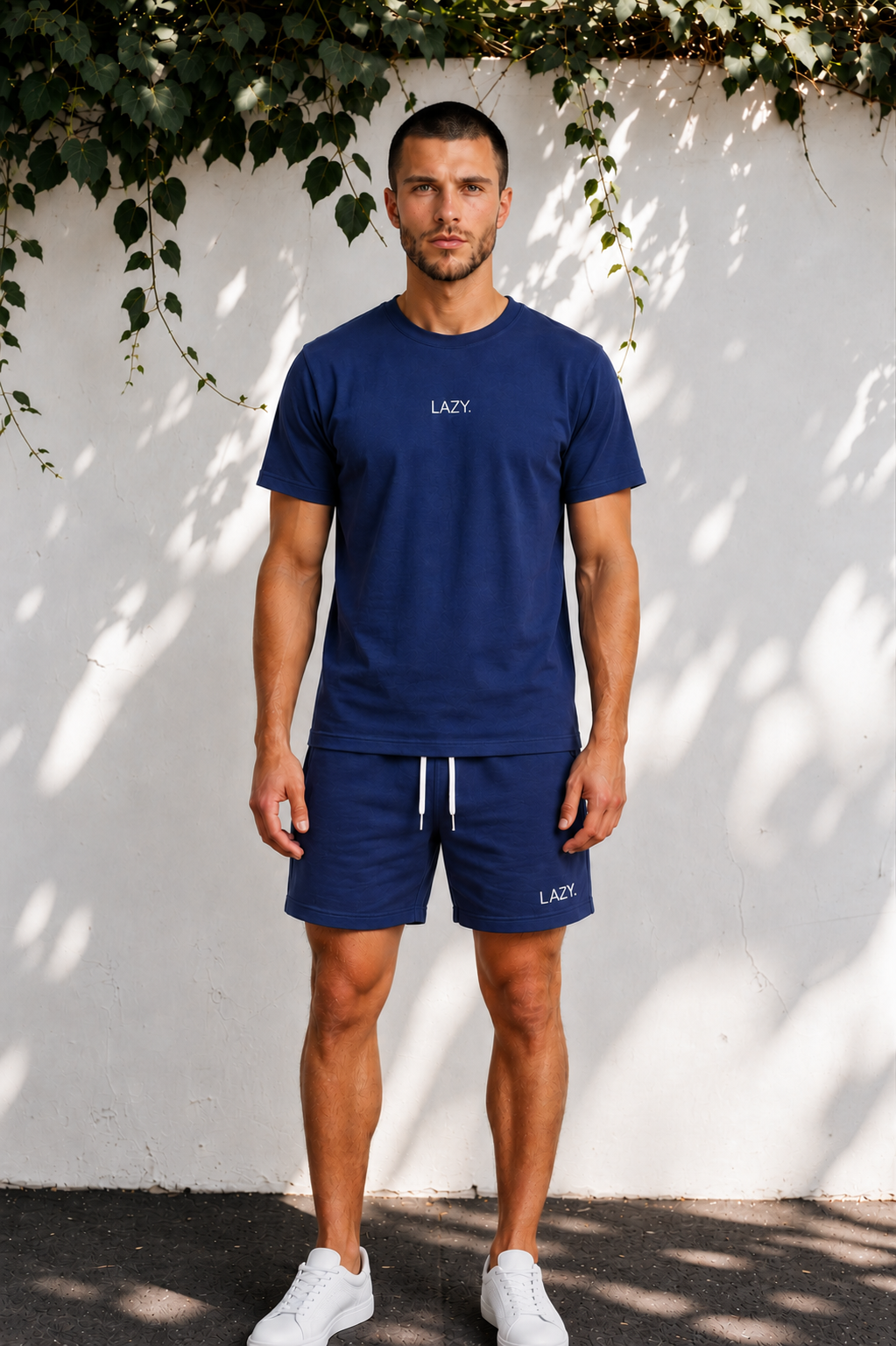 LAZY. blue