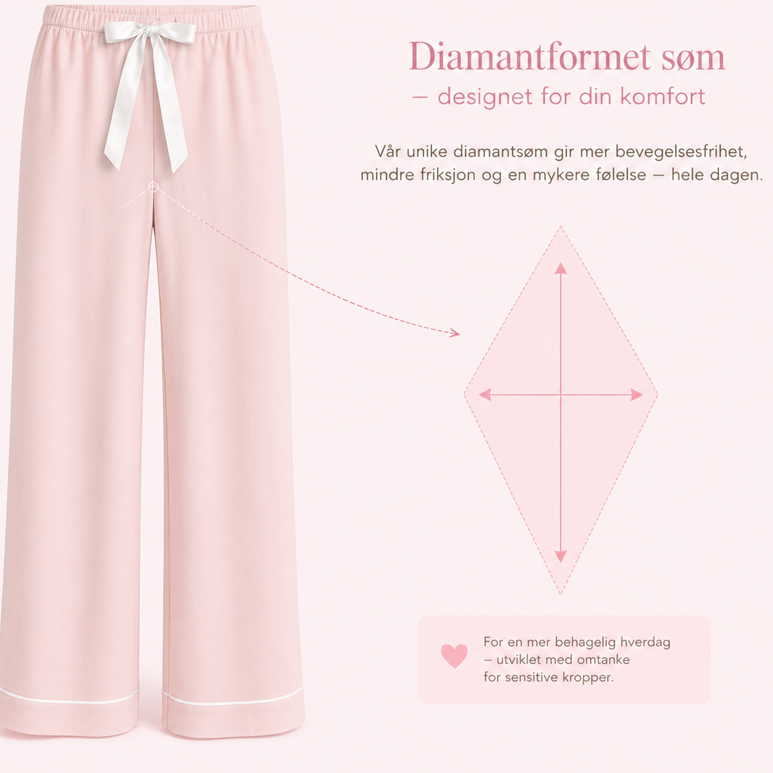 Mix 'n' Match: Hvit/Rosa shorts