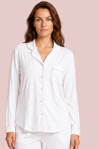 Mix 'n' Match: Hvit/Rosa overdel lang